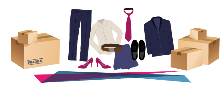 La Cravate Solidaire collecte en entreprises et auprès de particuliers des tenues professionnelles pour homme et femme. Il s'agira de costumes, tailleurs, chaussures, vestes, chemises, pantalons, cravates et accessoires.